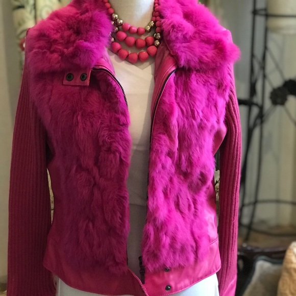 Jackets & Blazers - Hot pink jacket fur 🎀 Jackets & Blazers - Hot pink jacket fur 🎀